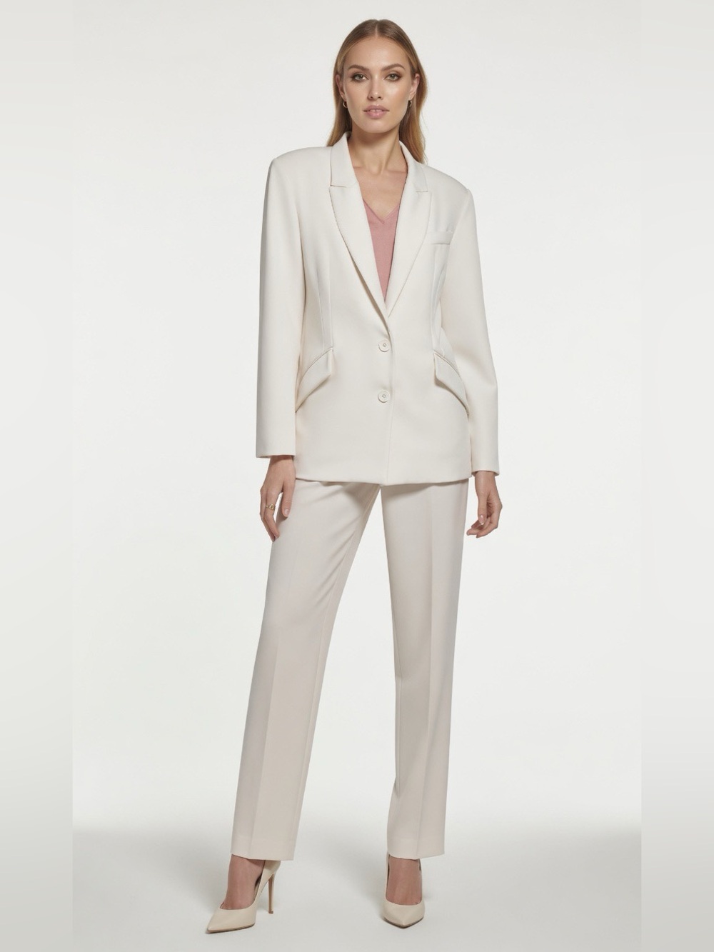 DKNY Peak Lapel Blazer - Picture 3 of 14